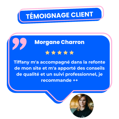Témoignage refonte site web - Morgane Charron